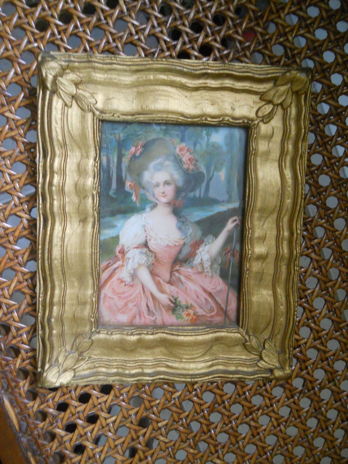 Antique Gesso Framed Print