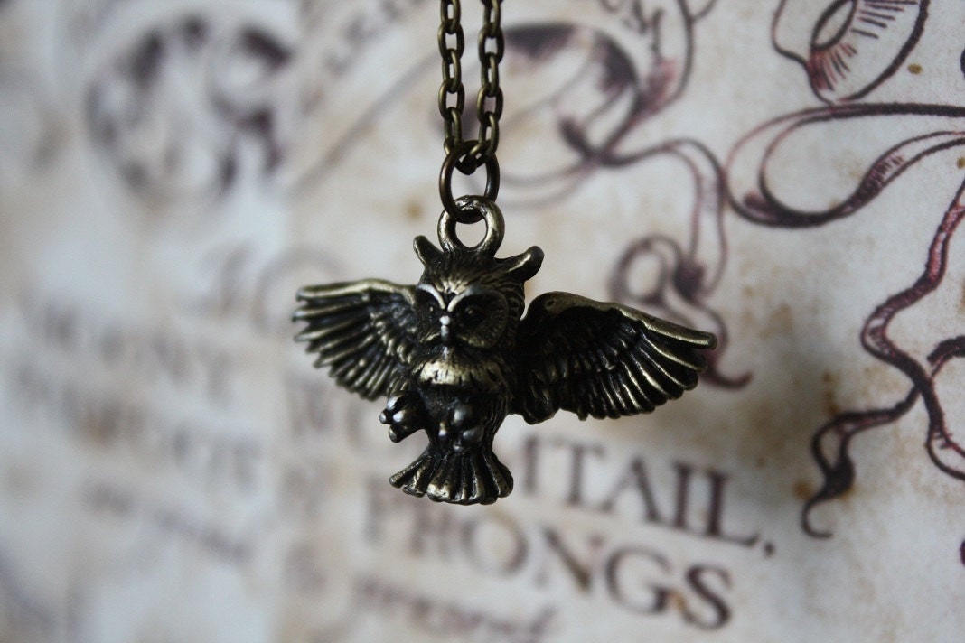 Owl Necklace - Harry Potter Owl Post