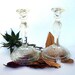 Vintage Depression Glass Candlesticks, cr. 1930s, Indiana Glass, Clear-Sandwich Pattern Discontinued RESERVE FOR Kate