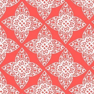Ty Pennington Impressions Lace in Persimmon Home Dec fabric by the yard