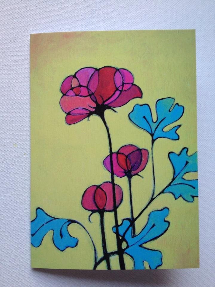 fine art print-4inx5in- blank card and envelope
