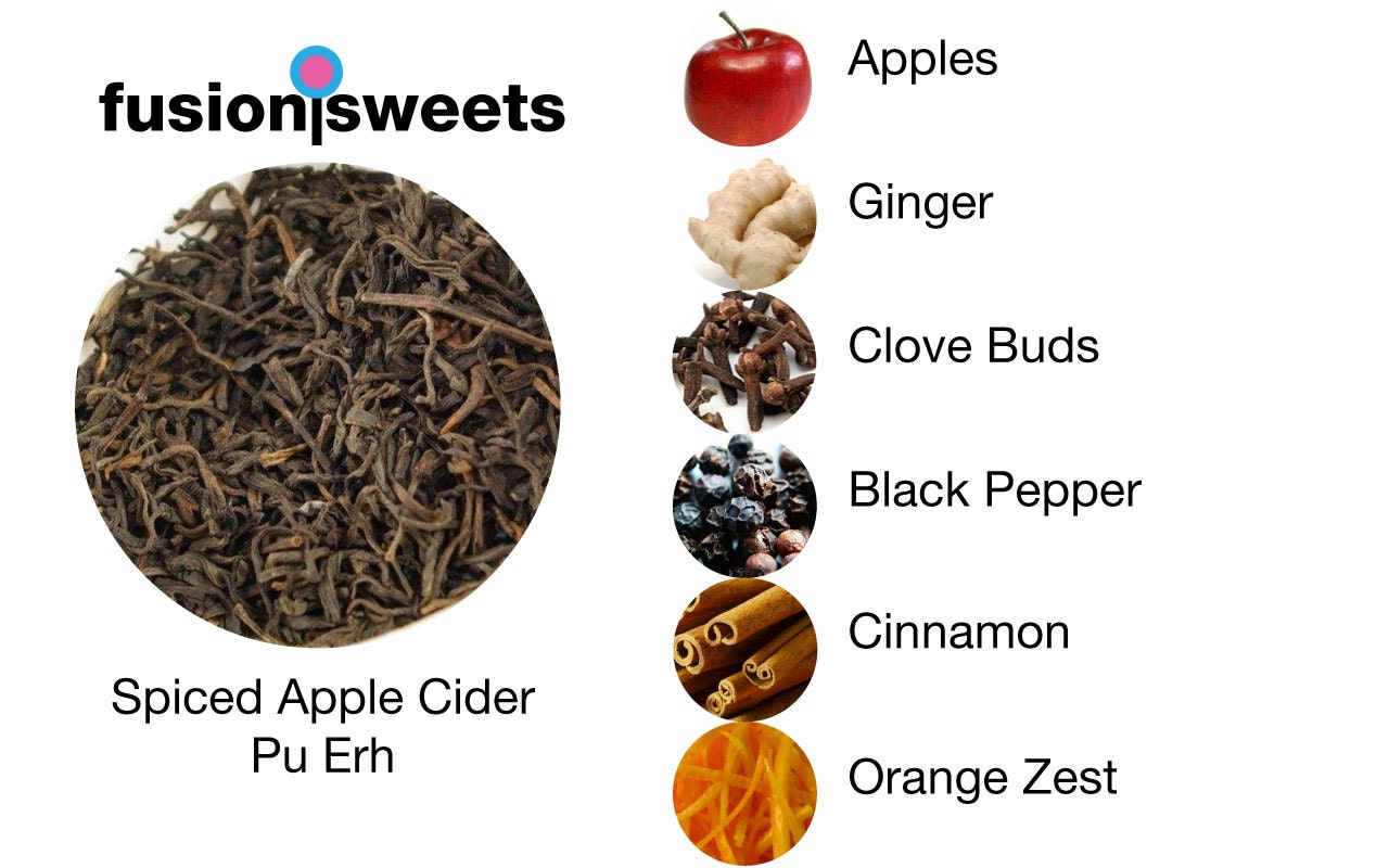 Spiced Apple Cider Pu Erh Looseleaf Tea - 1 oz