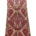 3 yards of Hand crafted natural silk cotton ikat beautiful fabric