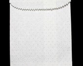 White Kraft  Bags Embossed -  4"x 6" -  White or Kraft 50