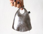 Finger wallet -  the perfect gift - Polished silver