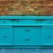 Vintage Buffet In Chevy Blue