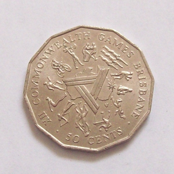 Fifty Cents 1982 XII Commonwealth Games, Coin from ...