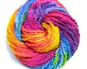 Rainbow yarn in handpainted merino wool, bulky weight - 130 yards, 3.65 ounces/104 grams