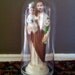 Vintage statue of St. Joseph & Jesus in covered dome