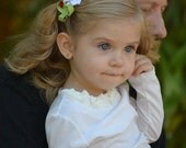 Daisy Ribbon Sculptured Hair Bow