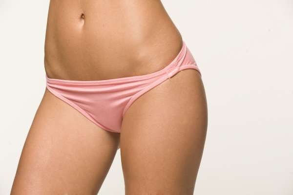 Pink Lingerie Panties - Basic Bikini - Large