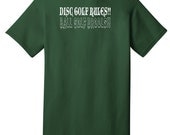 Disc golf RULES Ball golf DROOLS---- Disc golf shirt S-XL