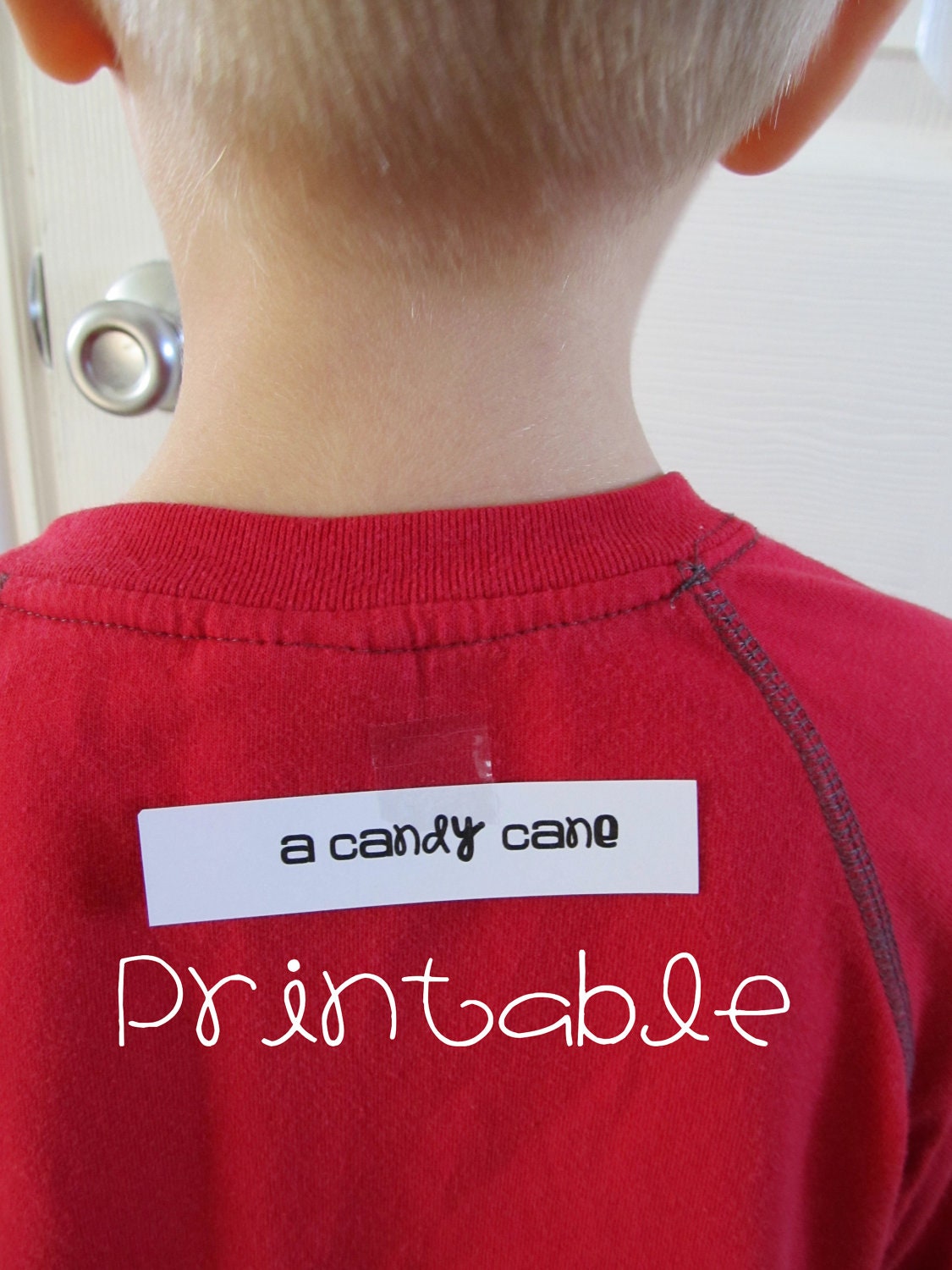 Printable- PDF- Christmas Who Am I- Party Game Idea