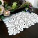 White Crochet Doily - Chunky Look and Feel 8043 Black Friday / Cyber Monday