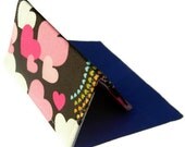 Gift Card Holder, Credit Card Wallet, Business Card Holder, Card Wallet - Chocolate Pink Hearts