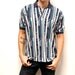 SOUTHWESTERN geometric short sleeve polo shirt