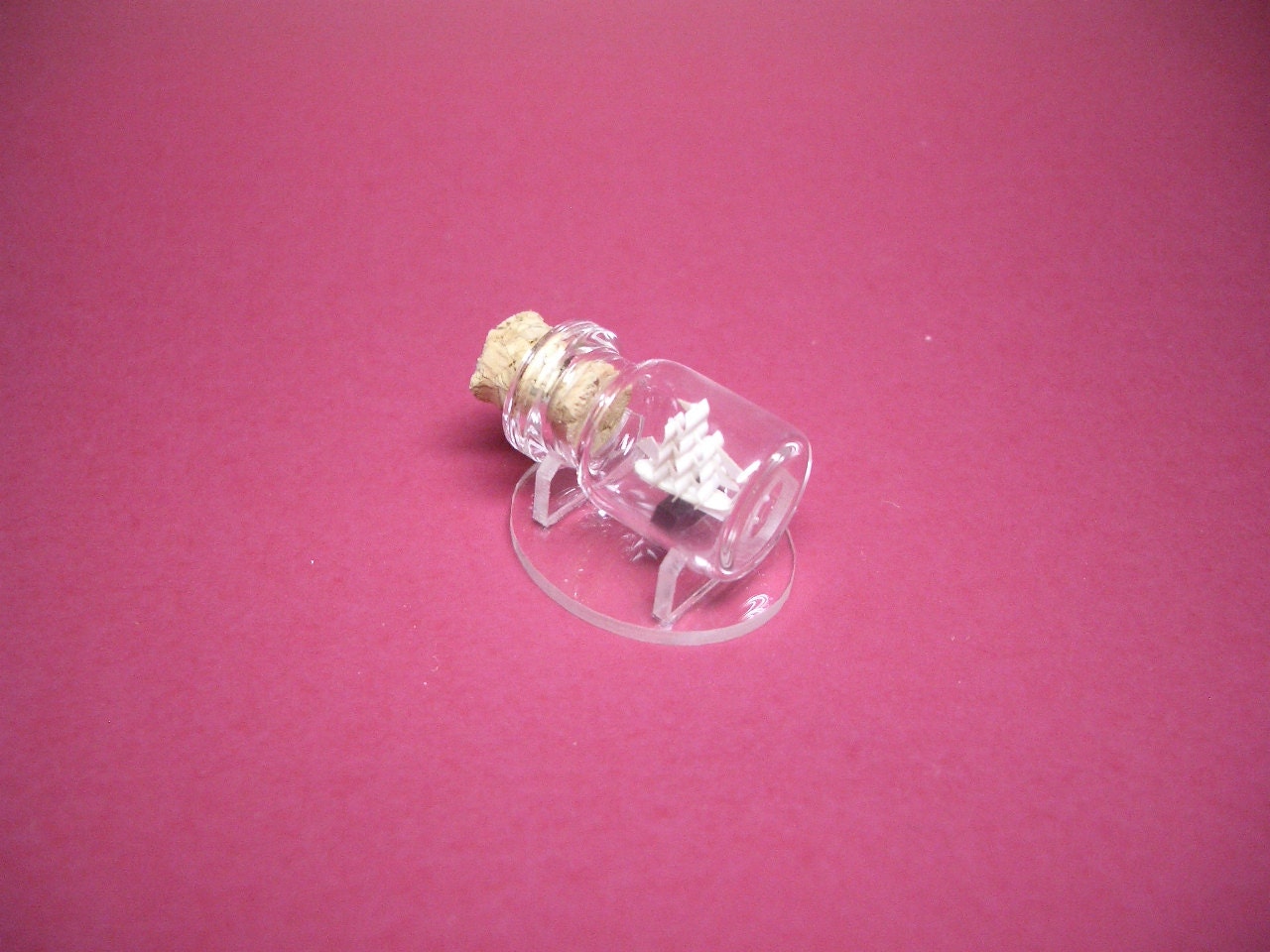 Tiny Sailing Ship is in a tiny bottle -Bottle ship-
