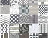 Modern Gray Mixers Two (Modern Baby Bedding Crib Set)