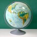 World Globe, Large 16 in. Diameter, Nystrom Sculptural Raised Relief Globe, Beautiful Colors