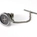 Steampunk Tie Tack Men's Initial X Vintage Typewriter Key Tie Pin by Compass Rose Design