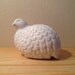 RESERVED - ON SALE - Vintage - White Porcelain Quail / Partridge