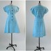 1940s Dress - 1950s Plus Size Dress - Chevron Plaid Day Dress 2X 3X