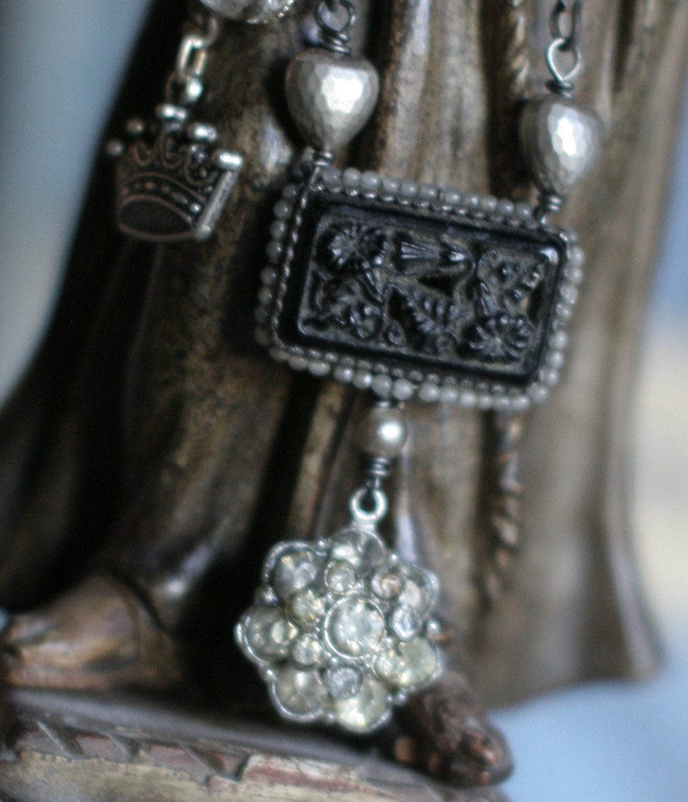 Faithful - assemblage necklace