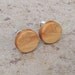 Lovely Cedar Wood Wooden Stud/Post Earrings - A Nice Jewelry Gift For Her Birthday, Anniversary, And Graduation - 1/2 inch - 156