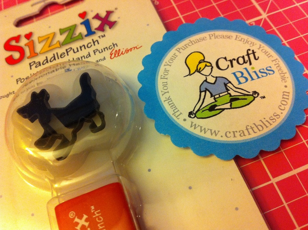 Sizzix Paddle Punch Dog 38-0855 Brand New In Package Il_570xn