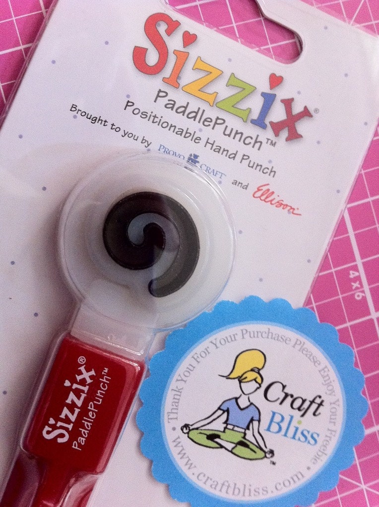 Sizzix Spiral Swirl Punch Brand New In Package 38-0830 Il_570xn