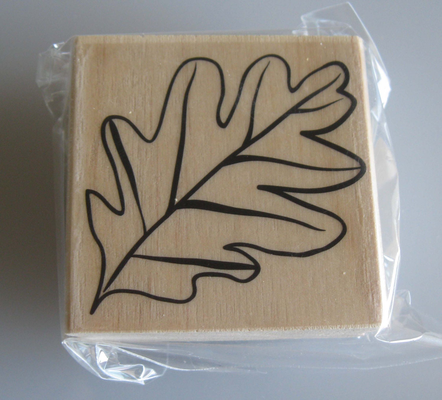 Oak Leaf Rubber Stamp Fall Autumn