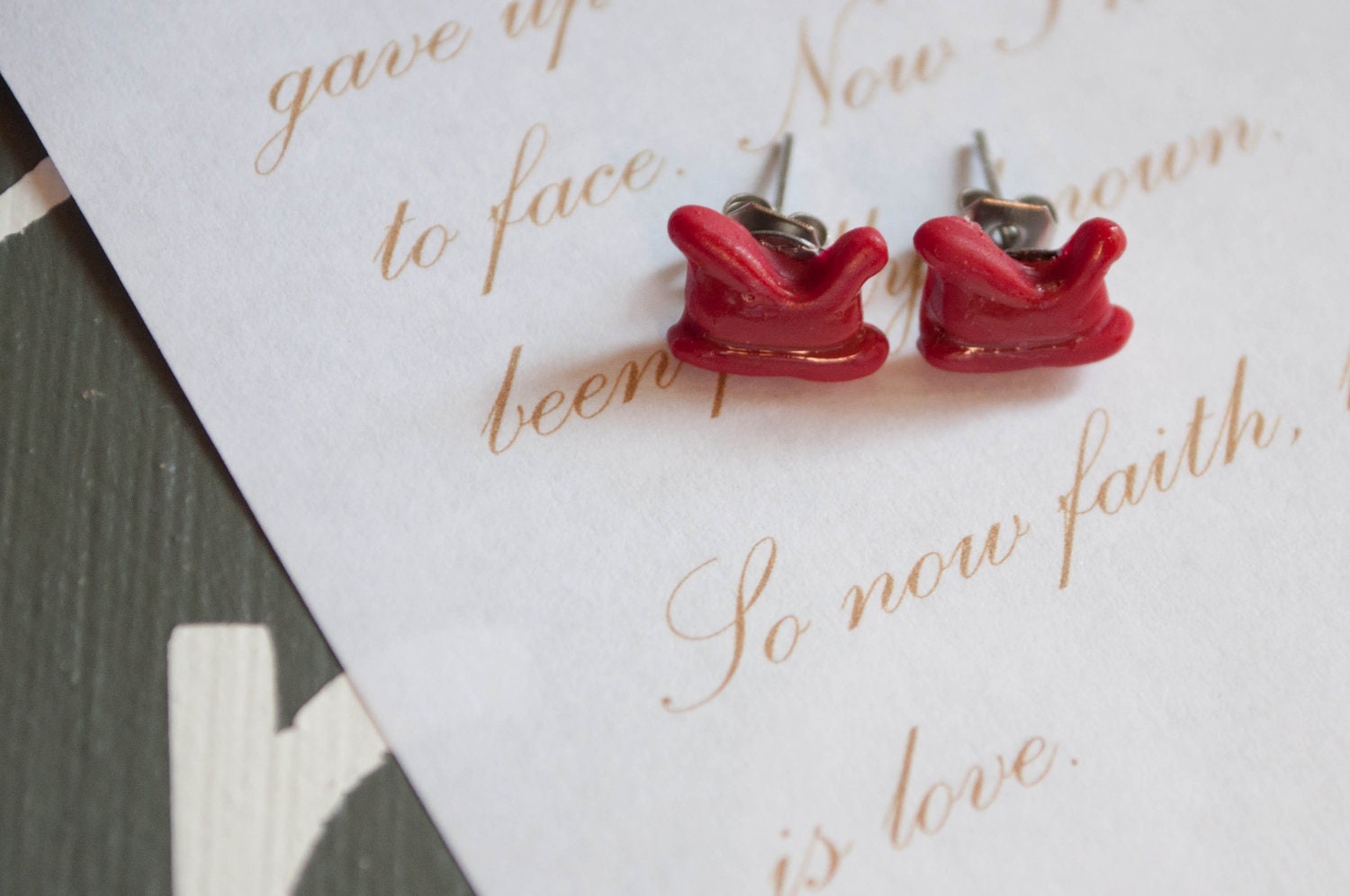 Mini Sleigh Earrings
