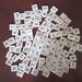 100 Wood Scrabble Tiles for Crafting and Jewelry Making
