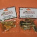 Darice Gold Plastic Christmas Instruments Ornaments 1.75" 2 packages of 6 12 Pieces