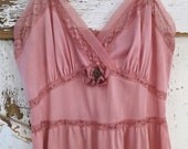 vintage gypsy slip dress no. 2 - sz. small