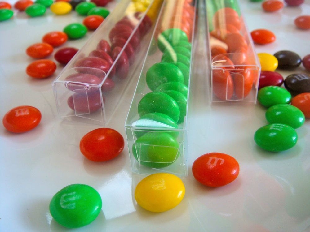 Clear Candy Tubes