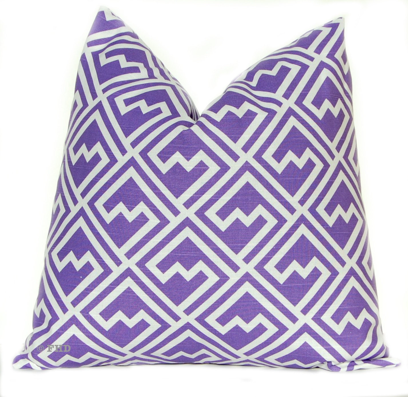 Euro Sham Throw Pillow Covers Navy Blue Damask by FestiveHomeDecor