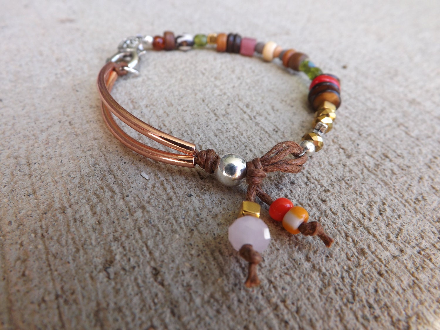 Artisan Bracelet Copper Tube Bracelet