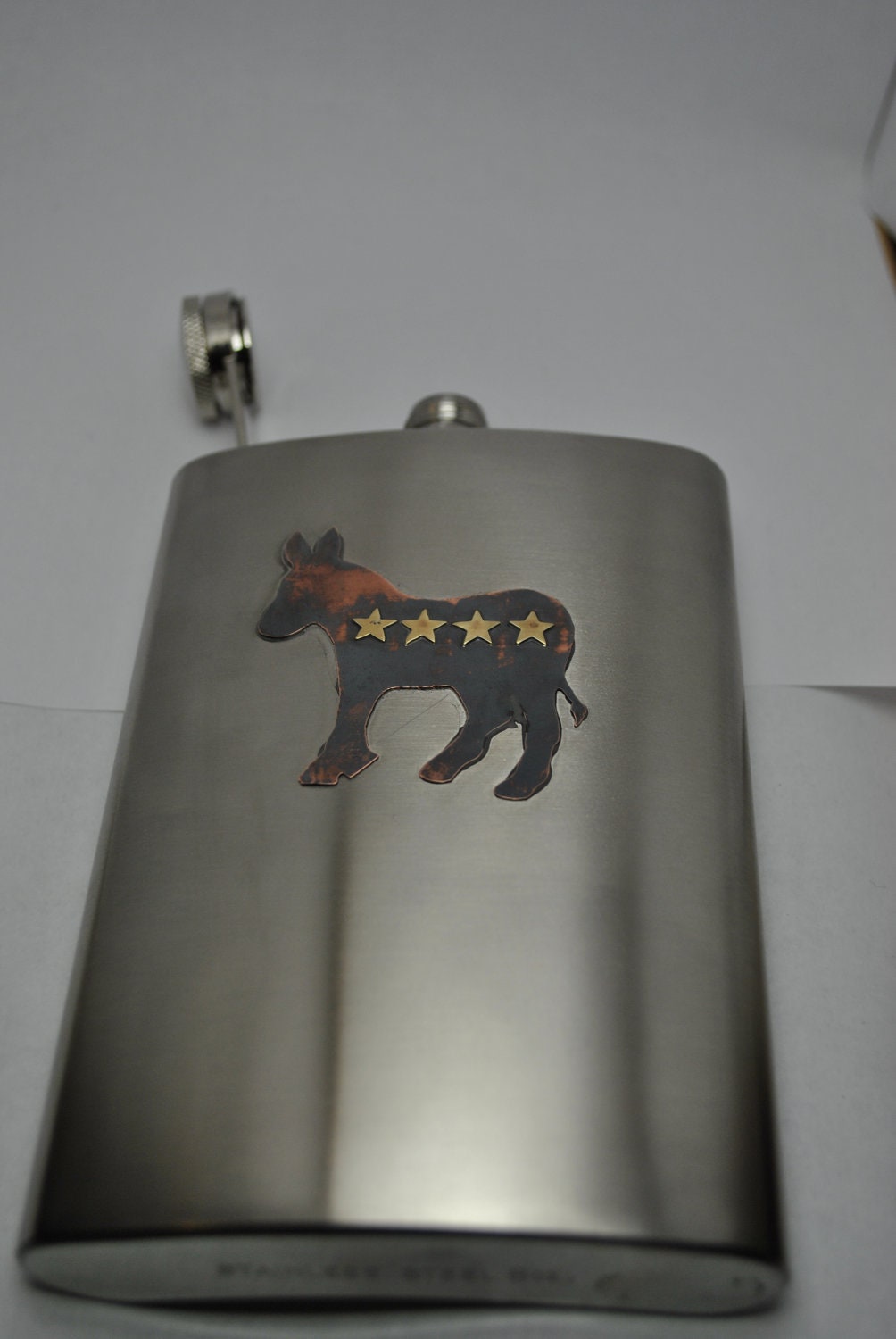Democratic Donkey Flask