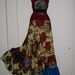 RESERVED for Shana --Simply Elegant Boho Hippie Gypsy Afro Chic African Print Patchwork Strapless Maxi dress