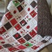 Sock Monkey Santa............A Fray Edge Quilt