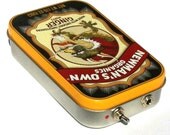 Portable Amp and Speaker for MP3 Player -Dragon/Red