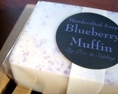NEW Blueberry Muffin Shea Butter Soap Bar, 4 oz.