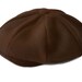 Baby Boy Hat - In brown Wool, Sporty, Infant, Lucas Hat - Handmade by pink2blue.