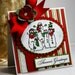 Christmas Card - Handmade Greeting Card - Season's Greetings - Stampin Up - OOAK