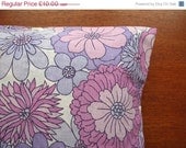 ON SALE Vintage Fabric Cushion Cover 50x50