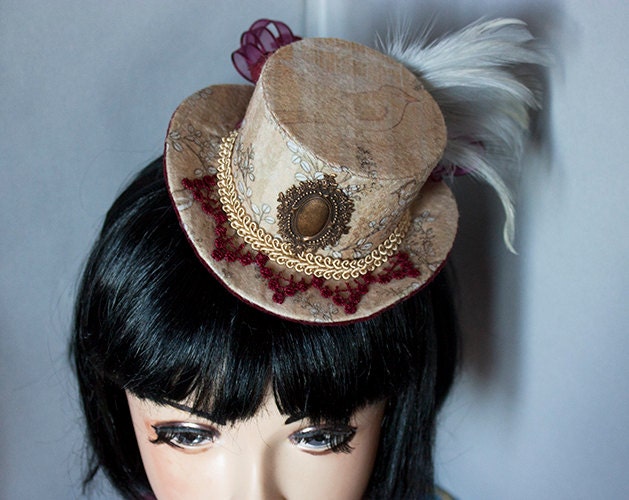 Cunene Victorian Antique mini top hat