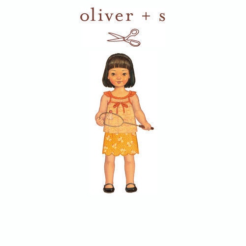 Oliver and S Badminton Skort, Top and Dress Sewing Pattern, Sizes 6 mo. - 4 years - Girls Sewing Pattern - Skirt Pattern - Dress Pattern