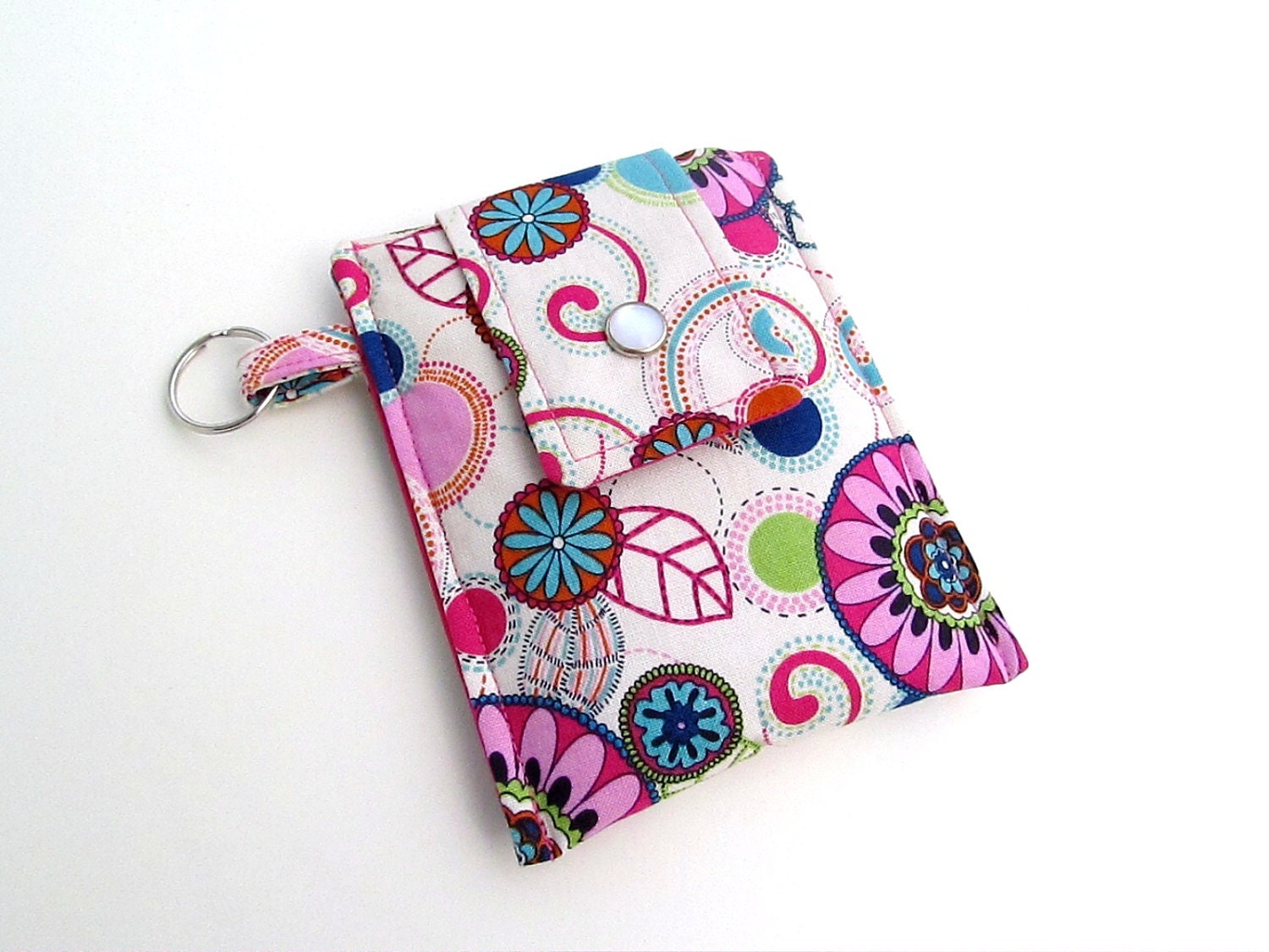 Discontinued- Last One- Cell Phone iPod Cozy- Colorful Retro Floral