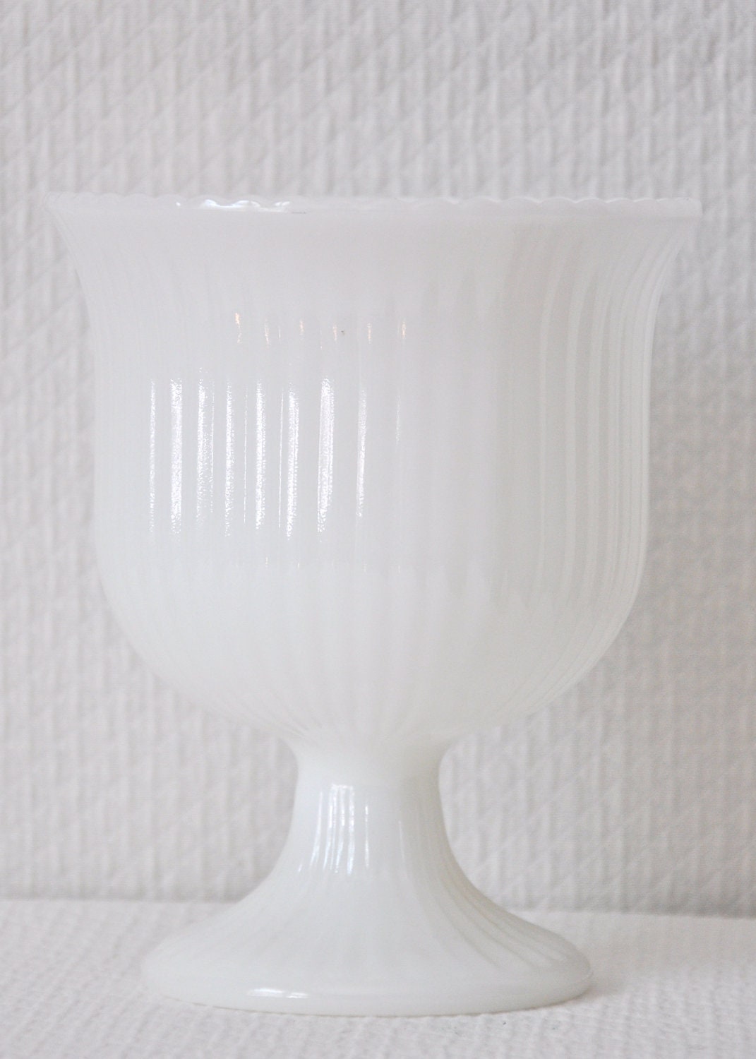 Milk Glass Pedestal Dish